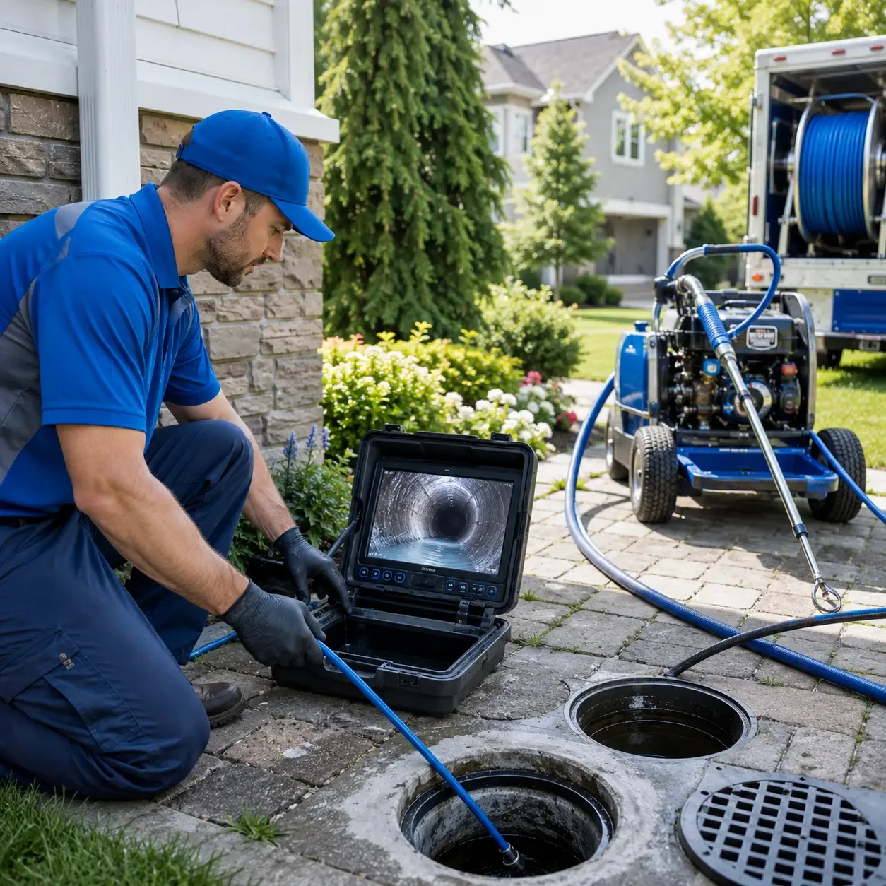 Outdoor drain cleaning professionals serving Ecru, MS